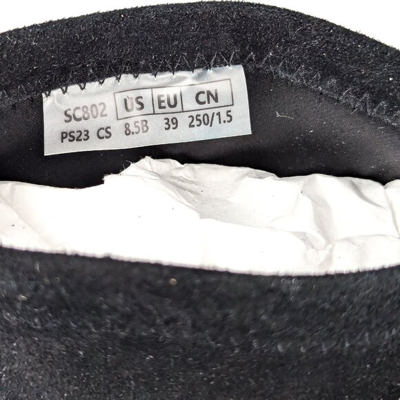 Stuart Weitzman Women Sky High Stretch Black Suede Platform Ankle Boots sz 8.5 - Picture 9 of 9